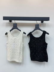 3D Snowflake Knitted Vest