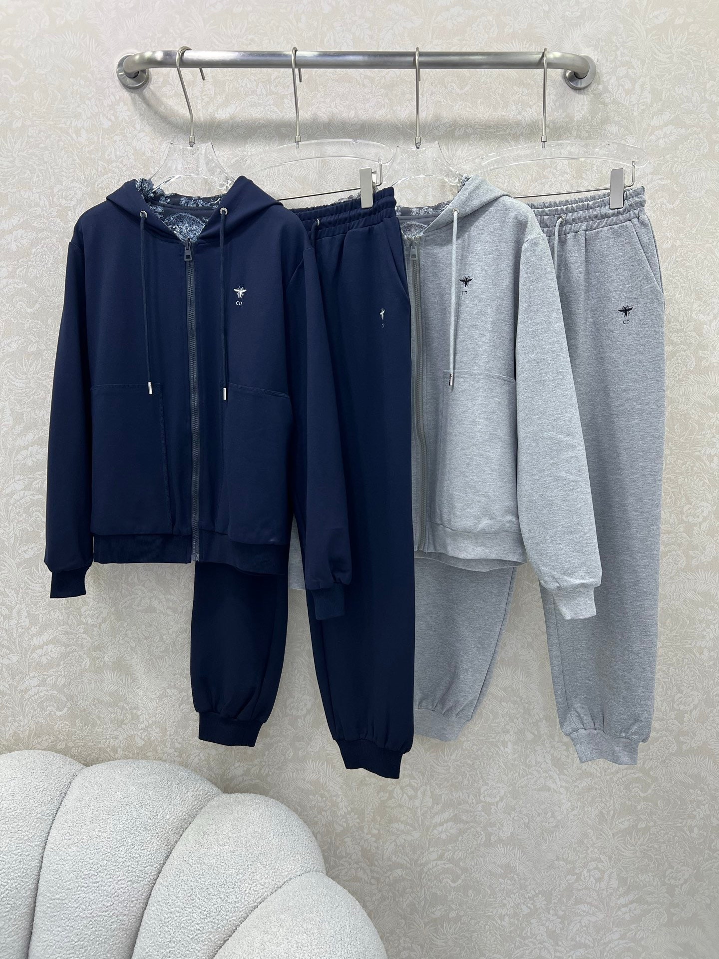 Combinaison à capuche zippée double face + jambe large