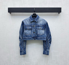 Cropped silhouette denim