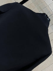 Lace stand collar suit jacket