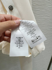 Lace stand collar suit jacket