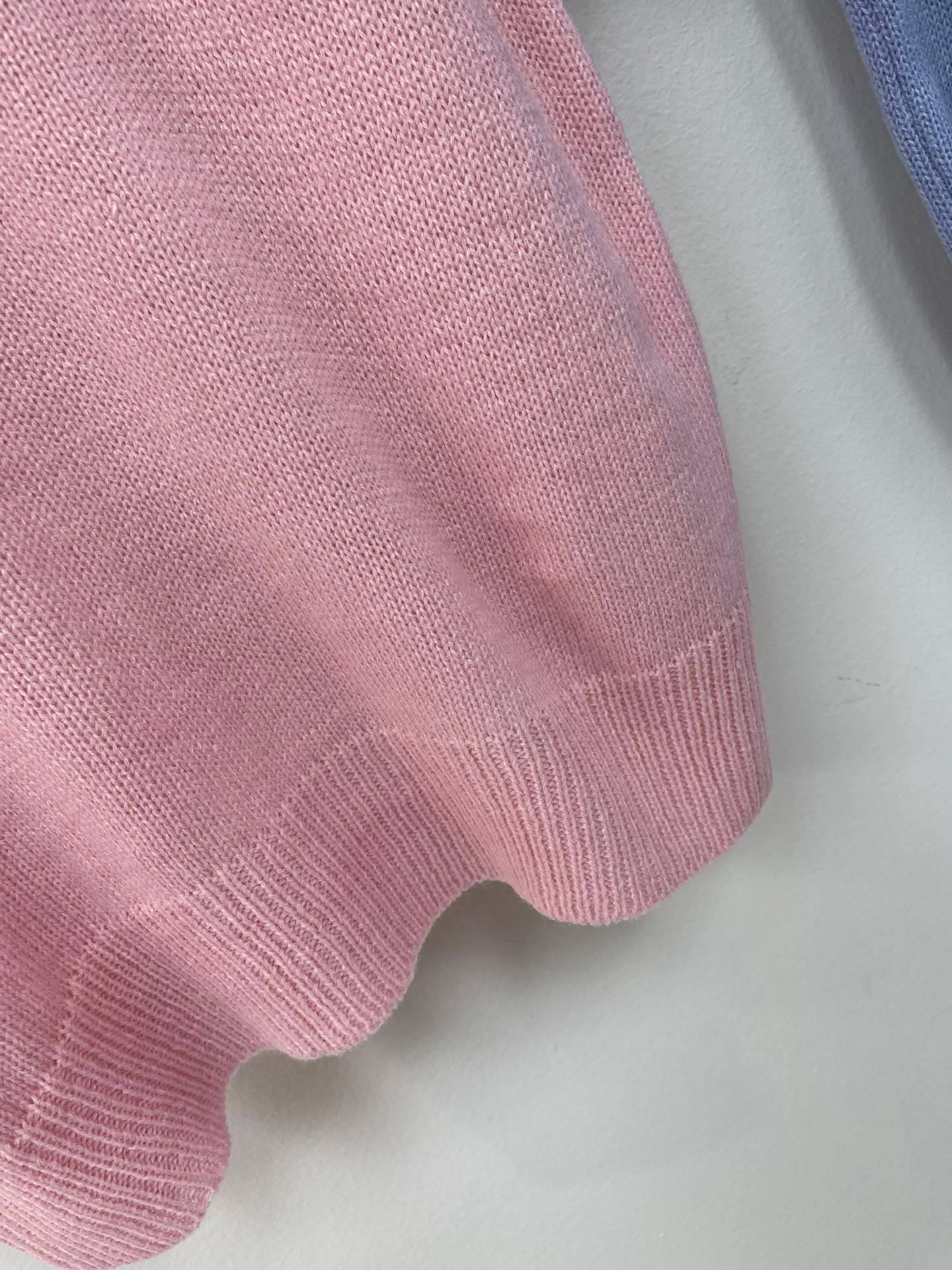 Paillettenbesetzter Rundhals-Langarm-Strickpullover