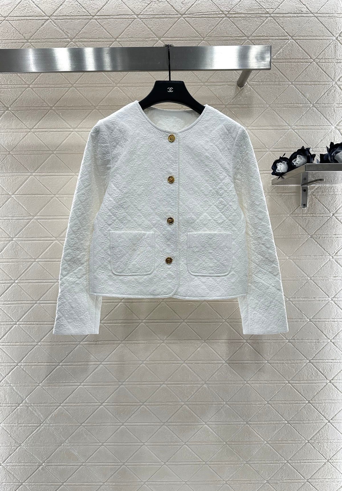 Round neck jacquard