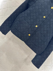 Round neck jacquard