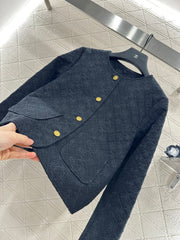 Round neck jacquard