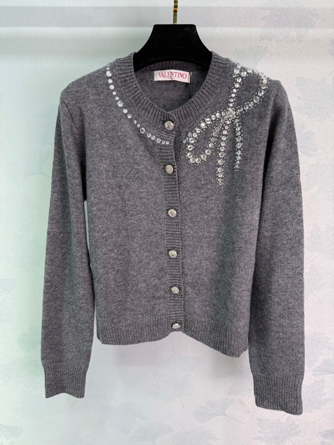 Early Autumn Heavy-Duty Round Neck Knitted Cardigan