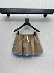 Khaki jacket + skirt