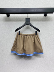 Khaki jacket + skirt