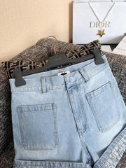 Custom-woven and dyed denim