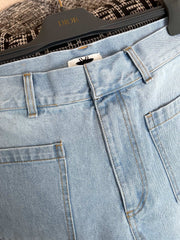 Custom-woven and dyed denim