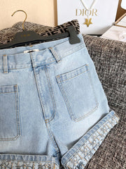 Custom-woven and dyed denim
