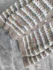 Yarn colored diamond edge heavy weaving