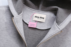 Space cotton couple hooded top