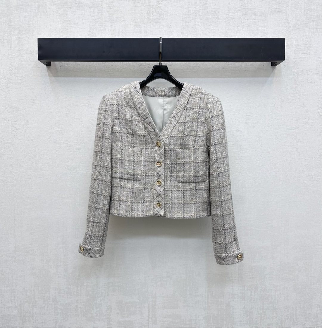 Veste habillée à col en V