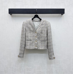 V-neck dress jacket