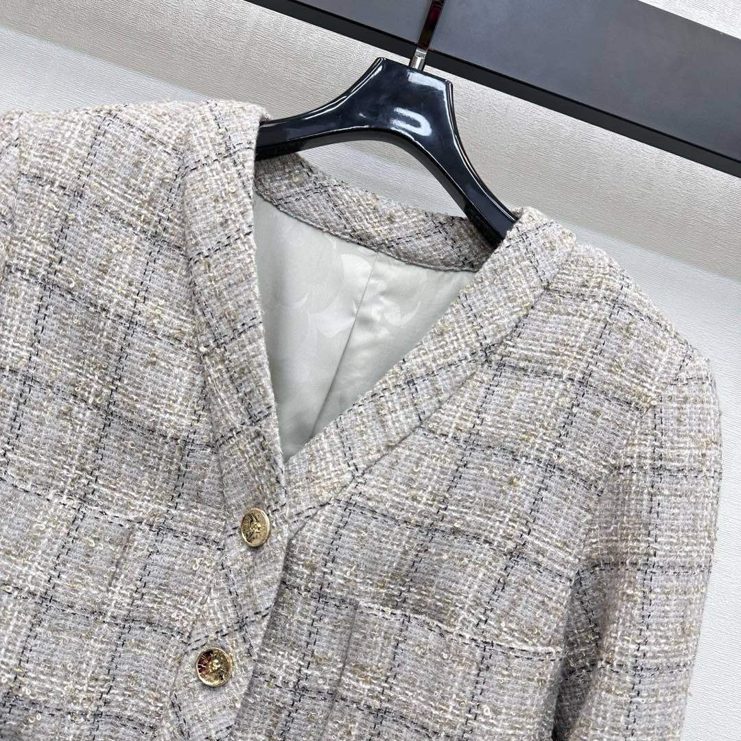 Veste habillée à col en V