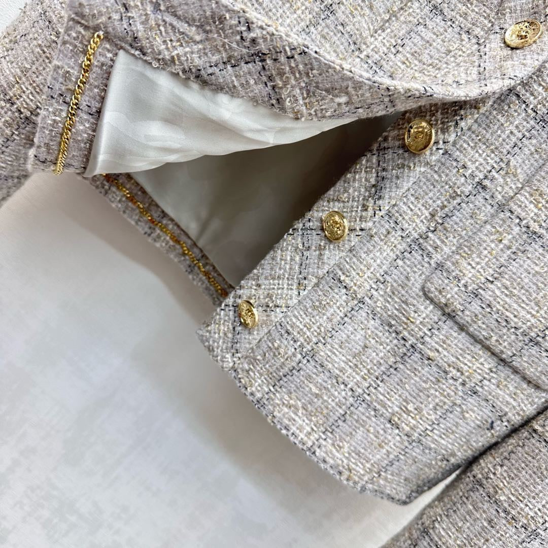 Veste habillée à col en V