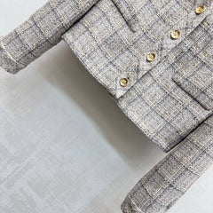 V-neck dress jacket