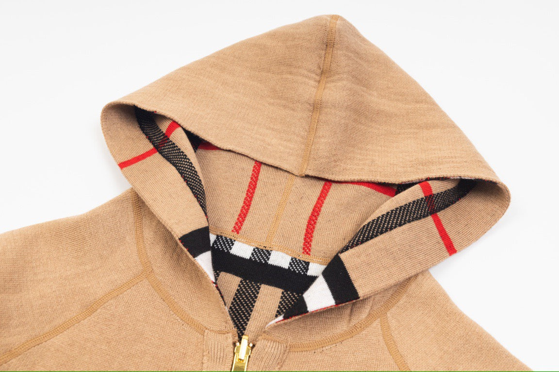 Veste à carreaux Warhorse en tricot