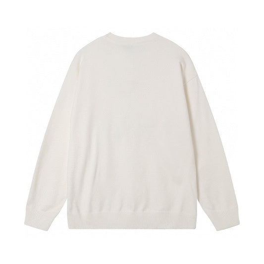 Anagram embossed sweater