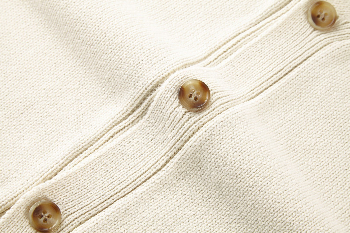 Cardigan boutonné en coton mélangé brodé