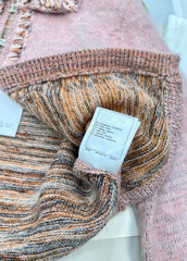 Taro-colored cardigan jacket