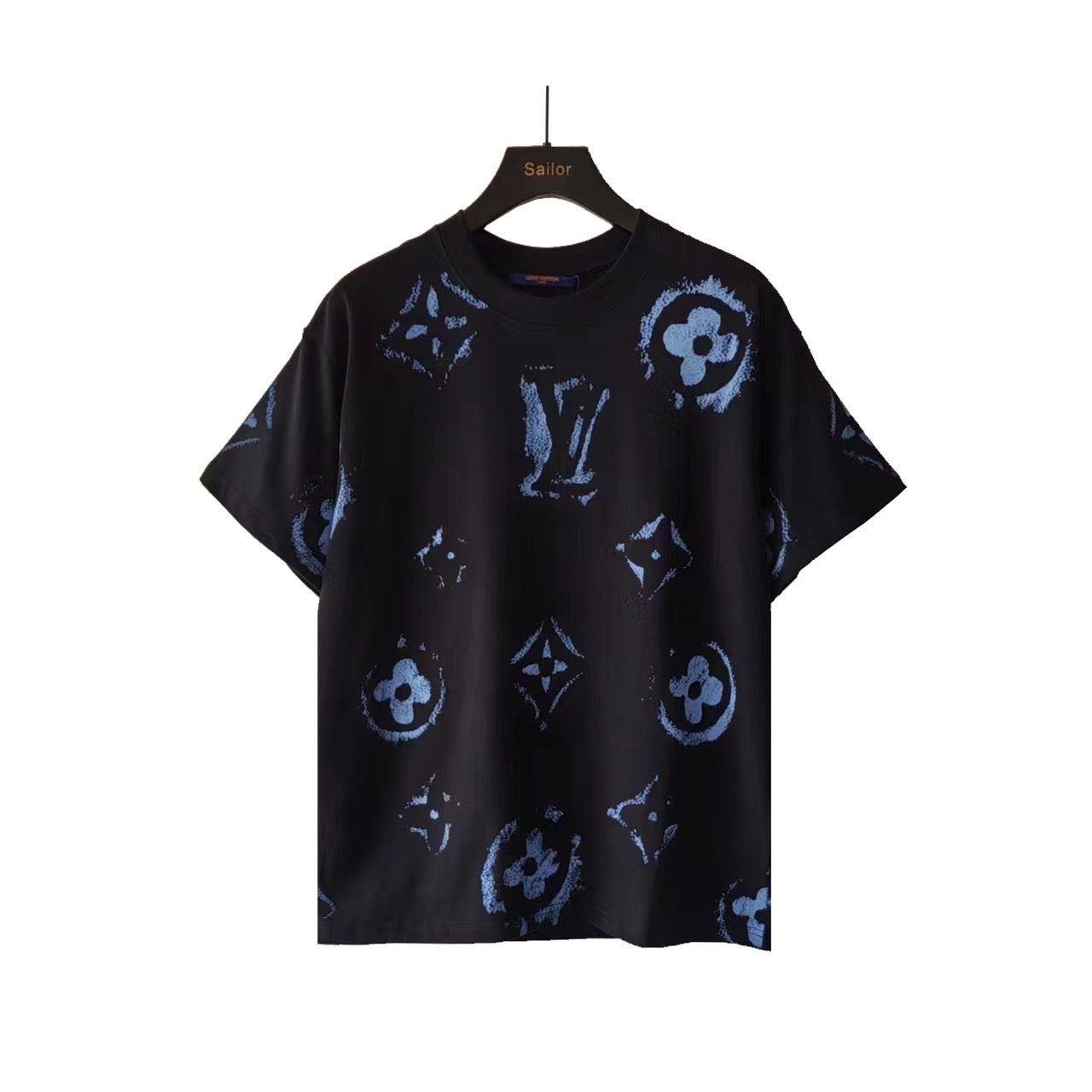 🔥🔥🔥24FW NOUVEAU L T-shirt imprimé de vieilles fleurs recouvertes de graffitis 