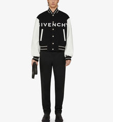 VESTE en cuir patchwork