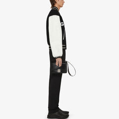 VESTE en cuir patchwork