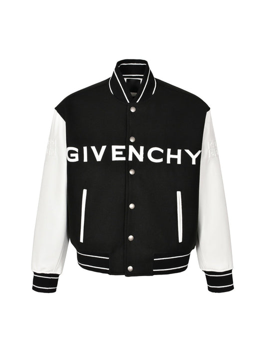 VESTE en cuir patchwork