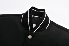 VESTE en cuir patchwork