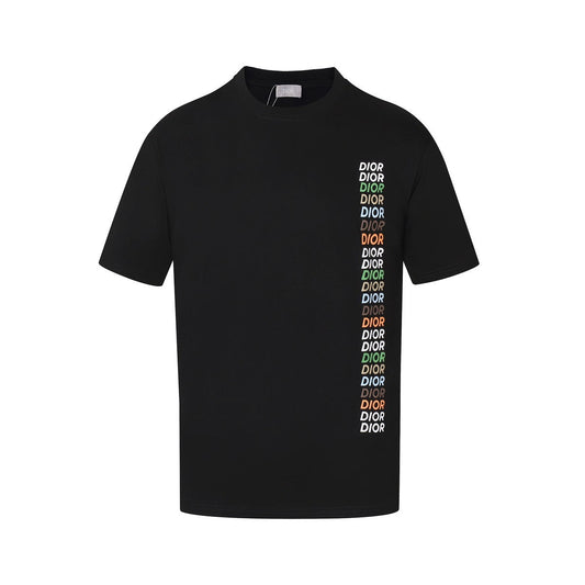 🔥🔥🔥24FW CD Classic Color Twill Letter T-Shirt
