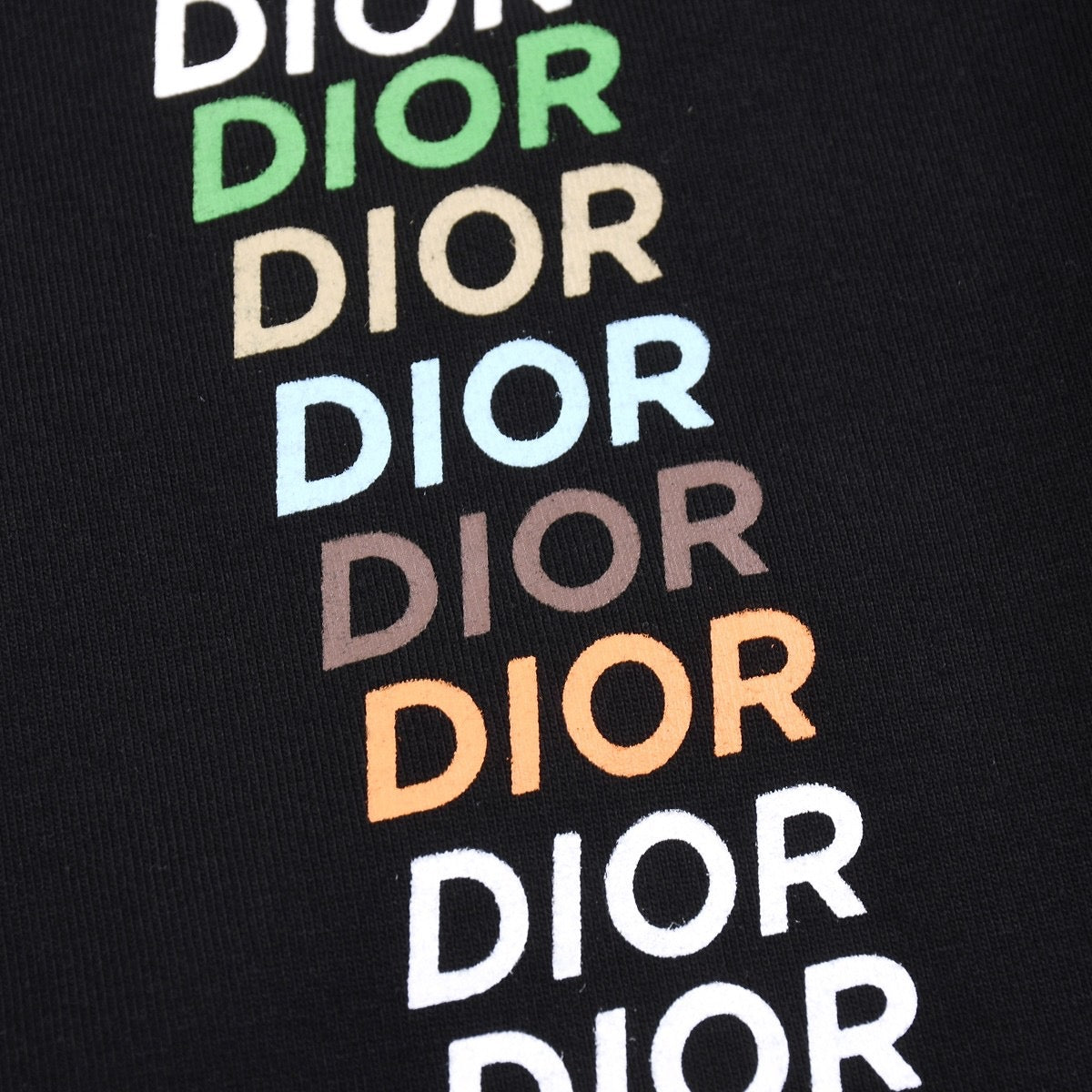 🔥🔥🔥24FW CD T-shirt classique en sergé de couleur avec lettres