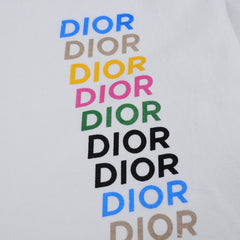 🔥🔥🔥24FW CD Classic Color Twill Letter T-Shirt