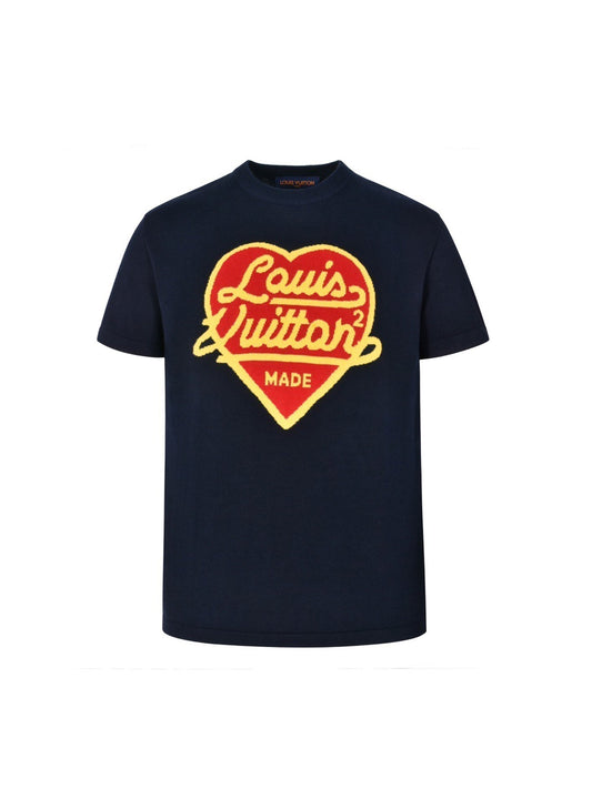 Joint Jacquard-Strick-T-Shirt