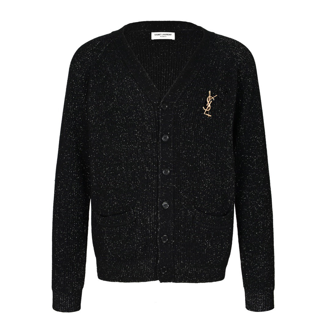 Pull cardigan à broche Saint Lau