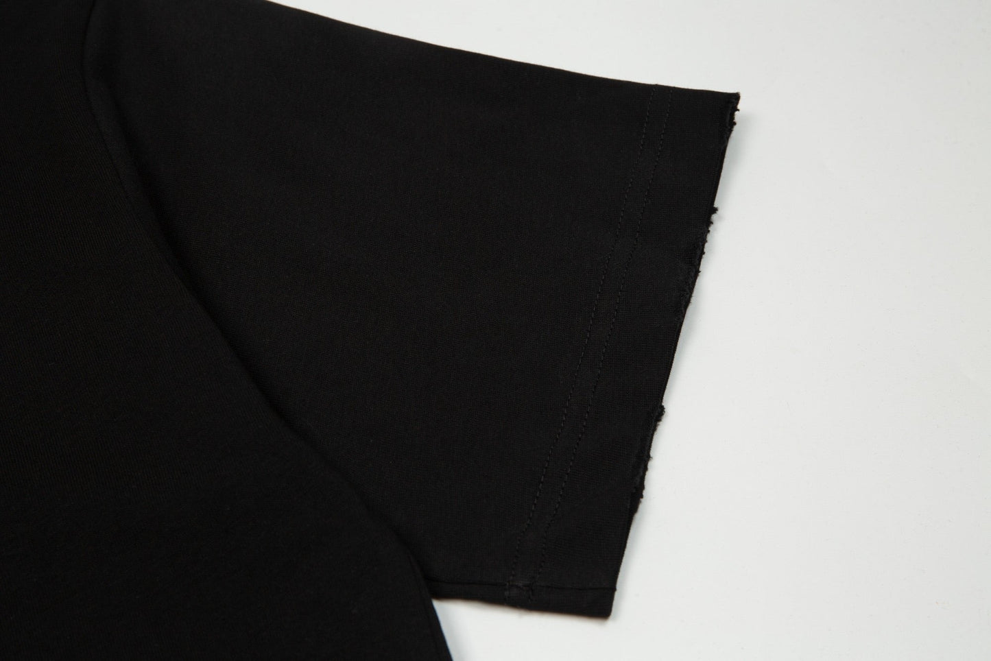 🔥🔥24FW BLCG T-shirt à lettrage brouillard vieilli