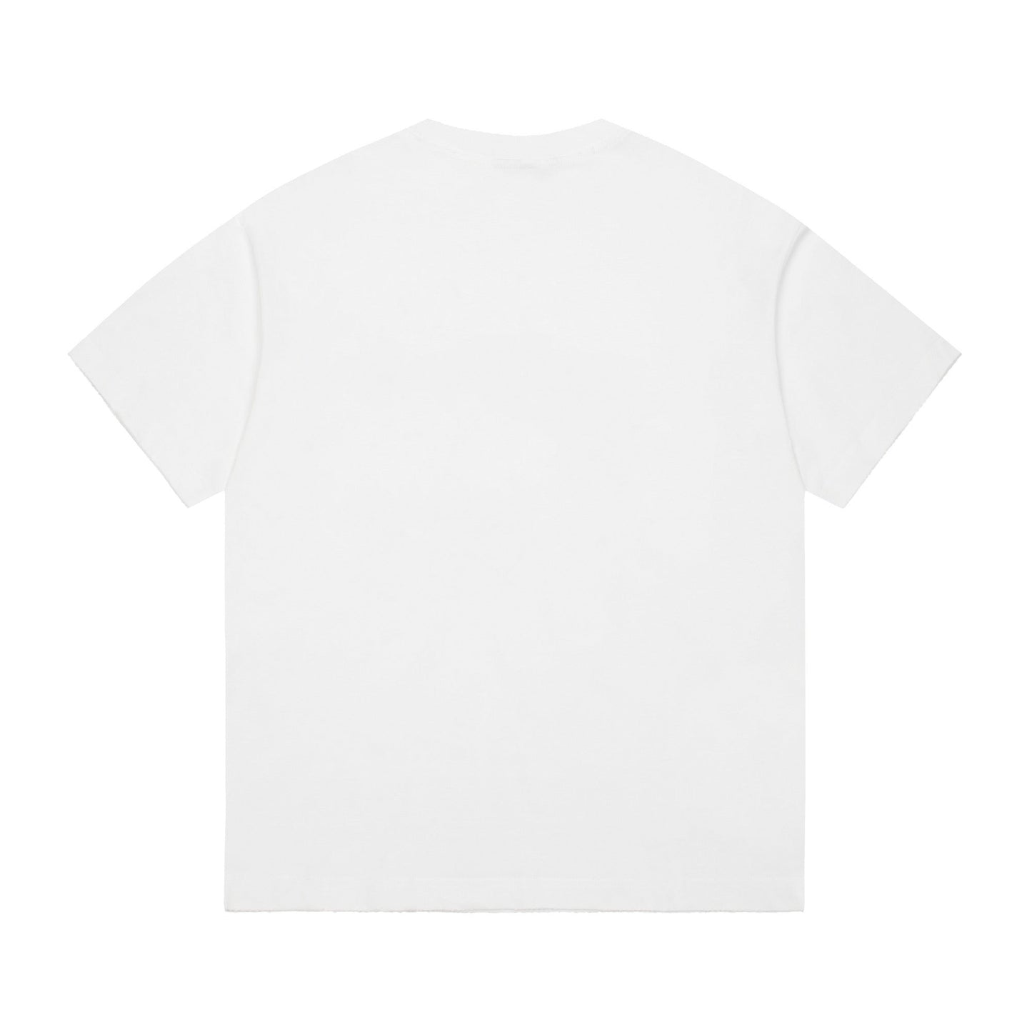 🔥🔥24FW BLCG T-shirt à lettrage brouillard vieilli
