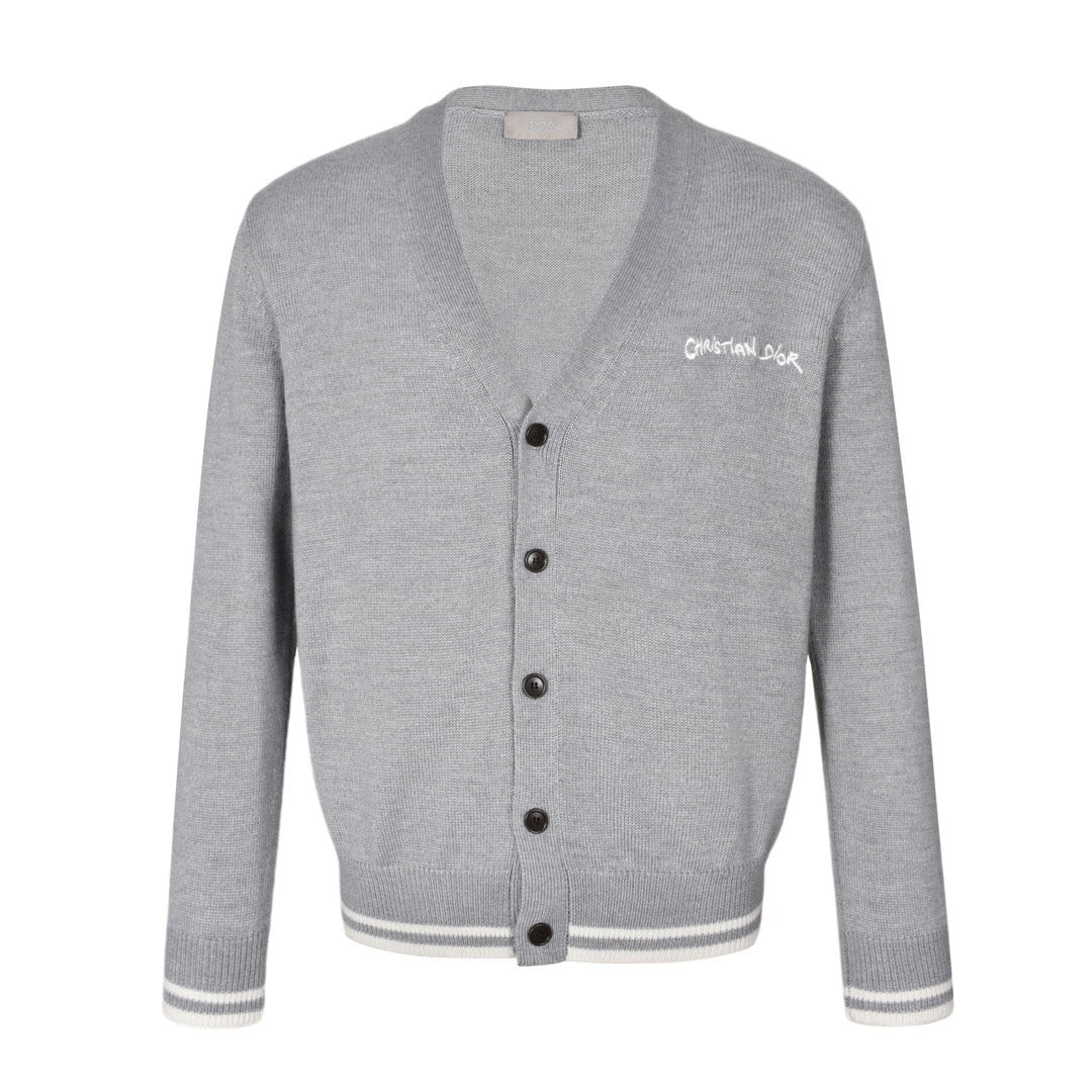 pull cardigan brodé