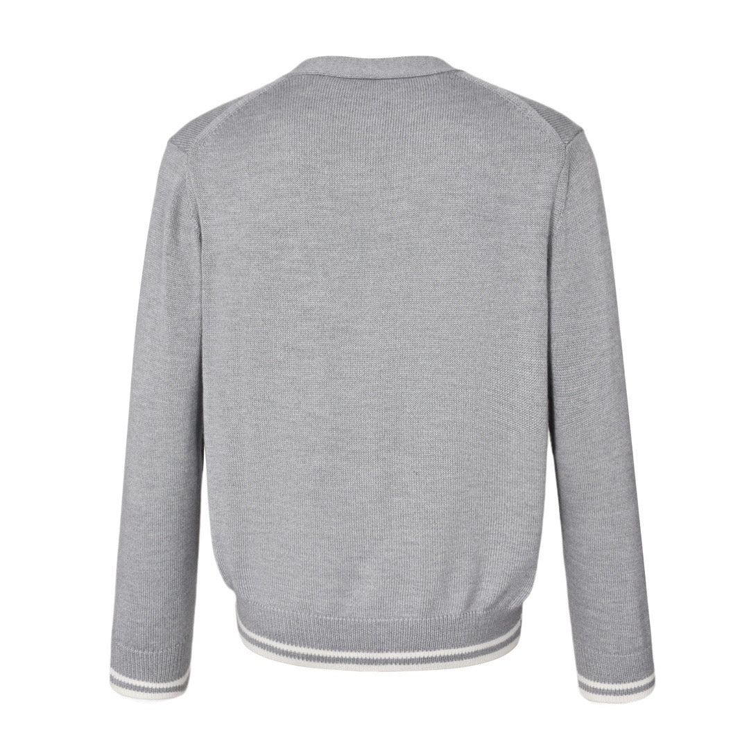 pull cardigan brodé