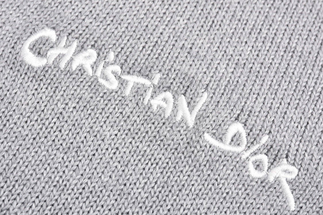 pull cardigan brodé