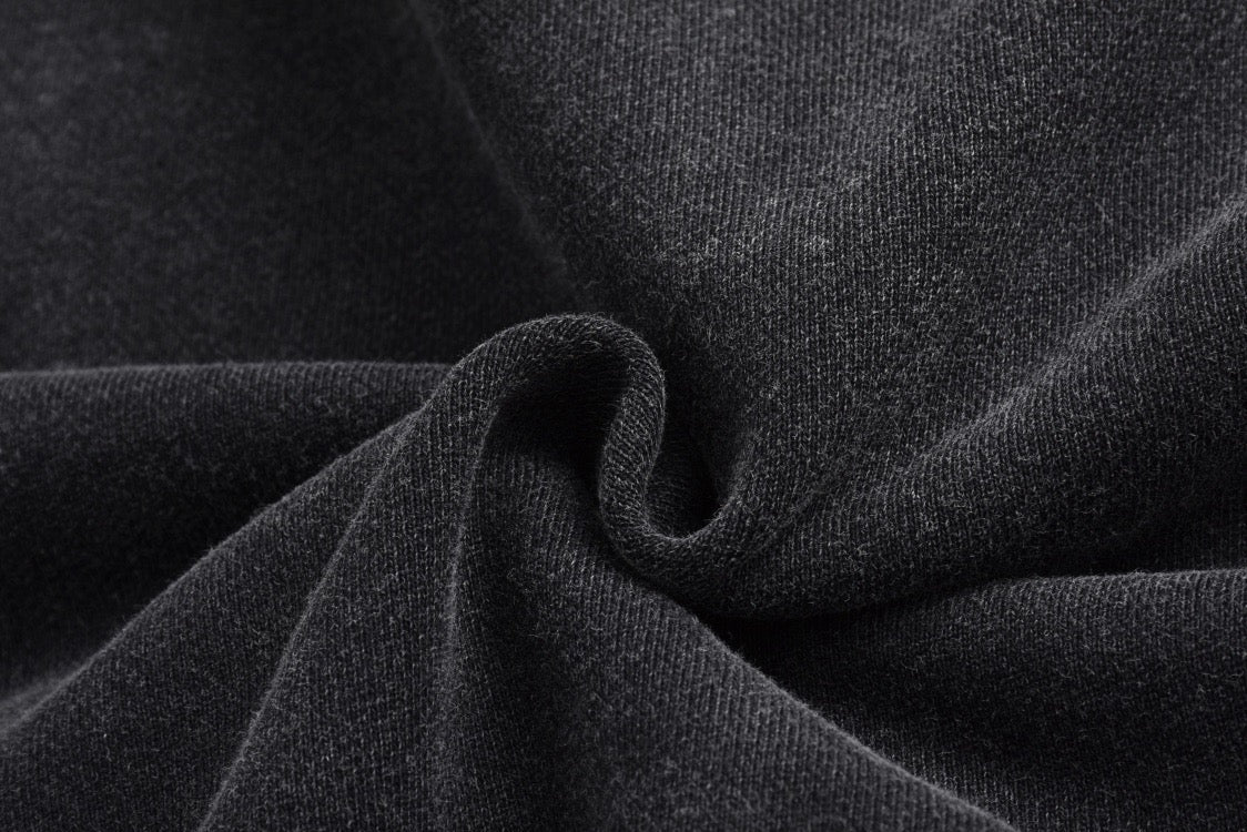 Sweat à capuche délavé avec lettres brodées