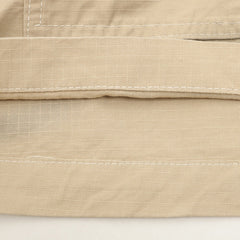 Heavy hand painted dirty fabric pocket denim