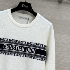 Cannage knitted top