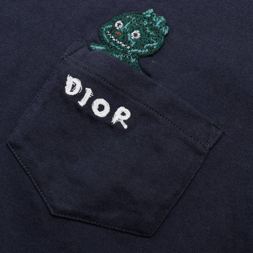 Kleine Dinosauriertasche, Rundhalsausschnitt, kurze Ärmel