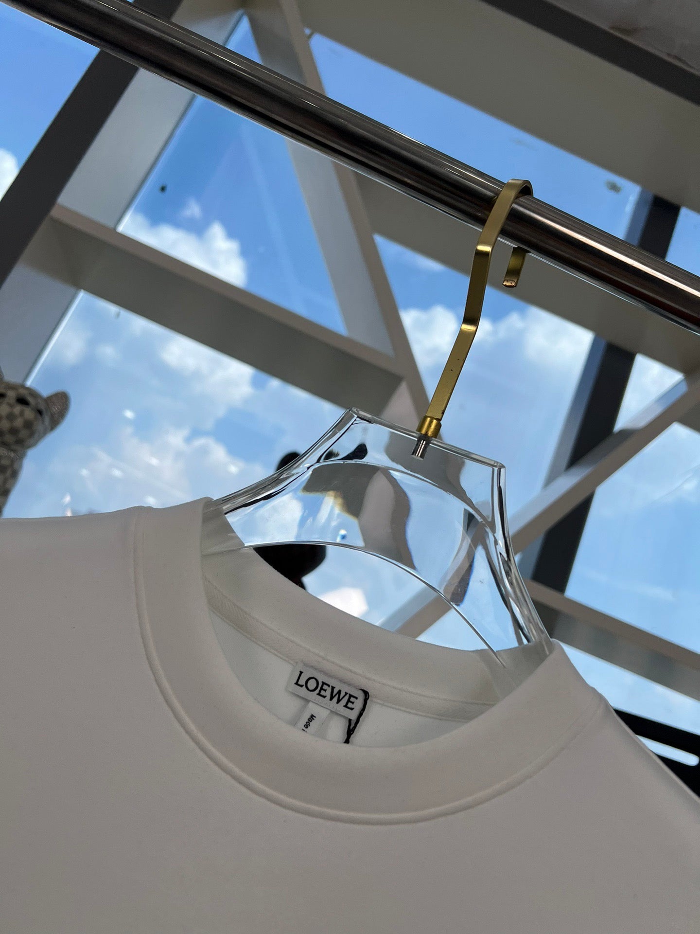 24FW NOUVEAU T-shirt brodé à col rond