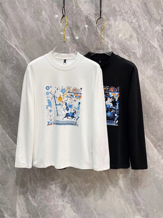 bedrucktes Sweatshirt