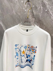 printed sweatshirt