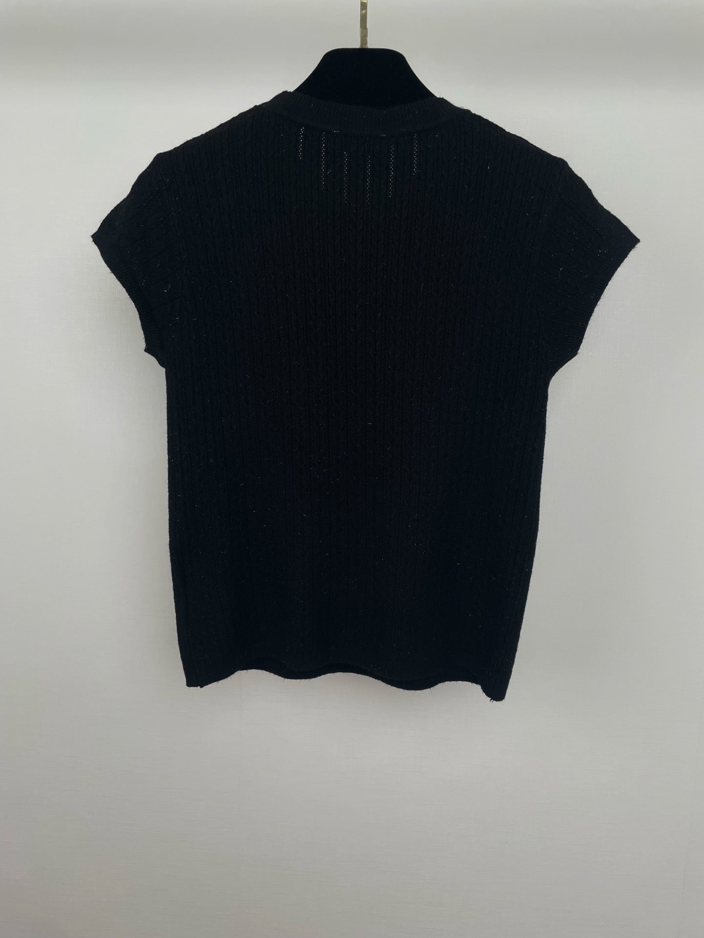 C 25sS kleine fliegende Ärmel gestrickt kurze Ärmel