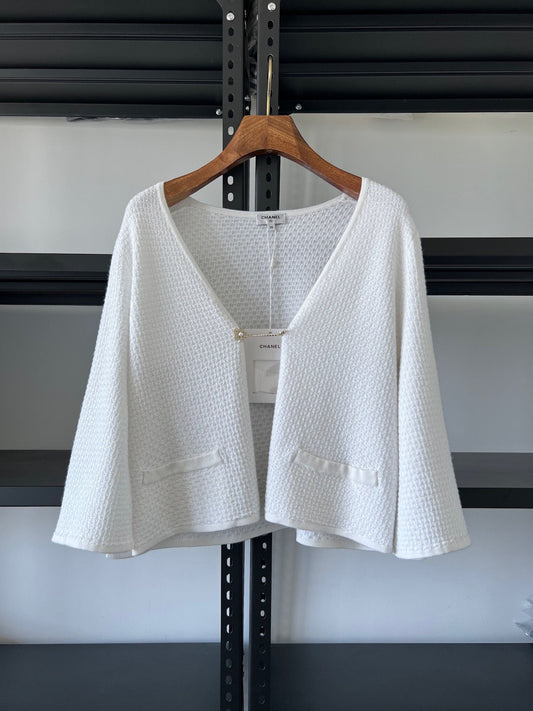 Camellia Diamond Button Knit Jacket